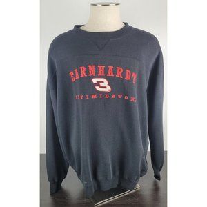 Vintage Retro Dale Earnhardt #3 Intimidator Black Sweatshirt NASCAR Size XXL